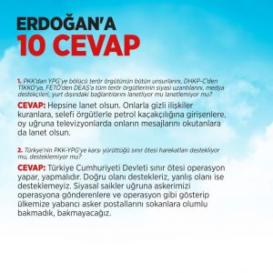 Kemal Kılıçdaroğlu Erdoğan'ın 10 sorusuna cevap