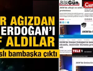 Hep birlikte koro halinde Emine Erdoğan’a yalan haberleri ile saldırdılar…!