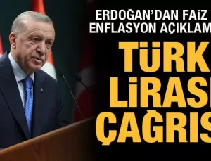 Cumhurbaşkanı Erdoğan’dan kabine toplantısı  sonrasın da faiz ve enflasyon açıklaması
