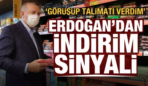 Cumhurbaşkanı Erdoğan’dan indirim sinyalleri gelmeye başladı… Sayıları çoğalarak devam decek
