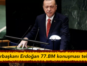 Cumhurbaşkanı Erdoğan 77.BM kurulu konuşması tek parça izle
