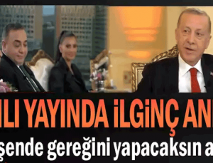 Erdoğan: Valla Abdulkadir Bey, artık köşenden gereğini yapacaksın. Ahmet Bey yapıyor bak!