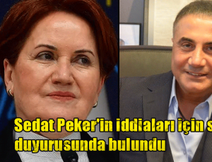 İYİ Parti Sedat Peker’in iddiaları için suç duyurusunda bulundu ” SAVCI YOK ” Engeli!