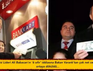 Deva Partisi Lideri Ali Babacan’ın ‘6 sıfır’ iddiasına Bakan Varank’tan çok net cevap! Gerçek ortaya döküldü…