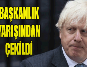 Boris Johnson, İngiltere’deki Muhafazakar Parti’nin lideri ve bir sonraki başbakan olmak için yarıştan çekildi