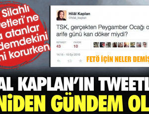 Türk Silahlı Kuvvetlerine iftira atanlar gündemdekini yerini korurken Ak Partili Hilal Kaplan’ın tweetleri yeniden gündem oldu!