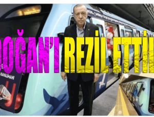 Erdoğan metro açılışın ‘da rezil oldu! Kaybetmeyi sindiremedi!