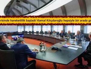 CHP içerisinde hareketlilik başladı! Kemal Kılıçdaroğlu hepsiyle bir arada görüştü…