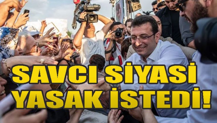 Ekrem İmamoğlu’na siyasi yasak istendi! Savcı, esas hakkındaki mütalaasında İmamoğlu için ceza istedi