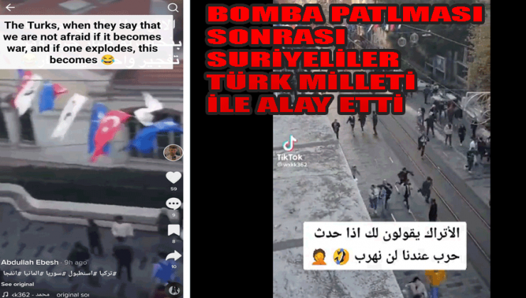 İstiklalde bomba patladı, Suriyeliler TikTok’da Türklerle alay etti, kim bu o. çocuğu bulunsun! ( Orta doğu çocuğu )