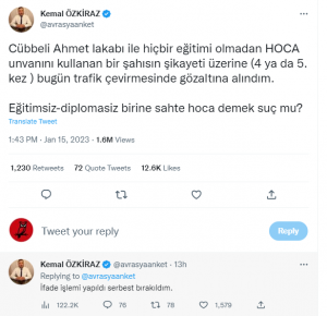 Cübbeli Ahmet şikayetçi oldu Kemal Özkiraz göz altına alındı! Eğitimsiz-diplomasiz birine sahte hoca demek suç mu?