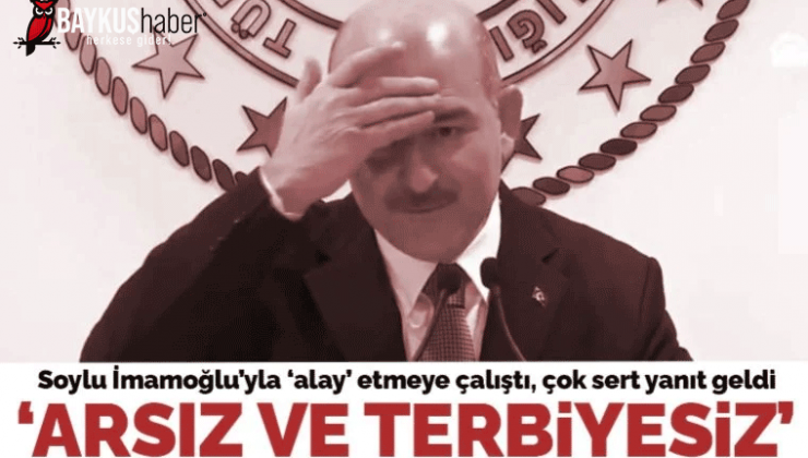 Canan Kaftancıoğlu: Süleyman Soylu Arsız ve terbiyesiz