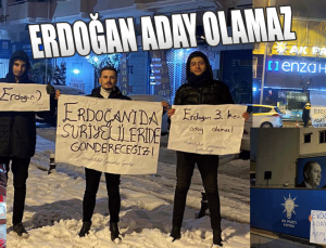 Ak Partili Cumhurbaşkanına şok! Erdoğan aday olamaz diyen gençler!
