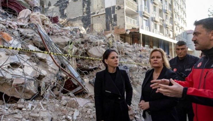 Alman bakanlardan deprem bölgesine ziyaret