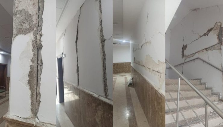 Kahramanmaraş depreminde Elazığ’daki ilçe kaymakamlığı da zarar görmüş