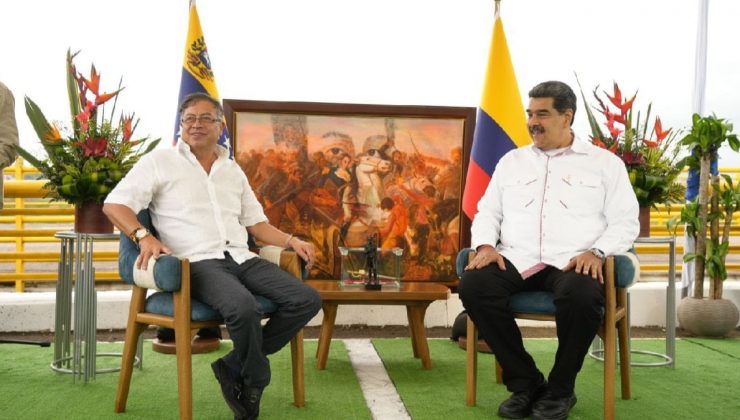 Kolombiya Cumhurbaşkanı Petro, Venezuela Devlet Başkanı Maduro ile sınırda görüştü