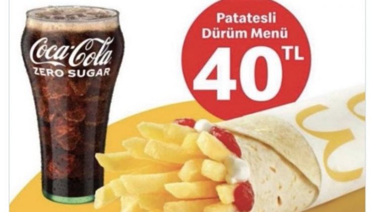 McDonald’s, Türkiye için ‘yoksul’ menüsü çıkardı