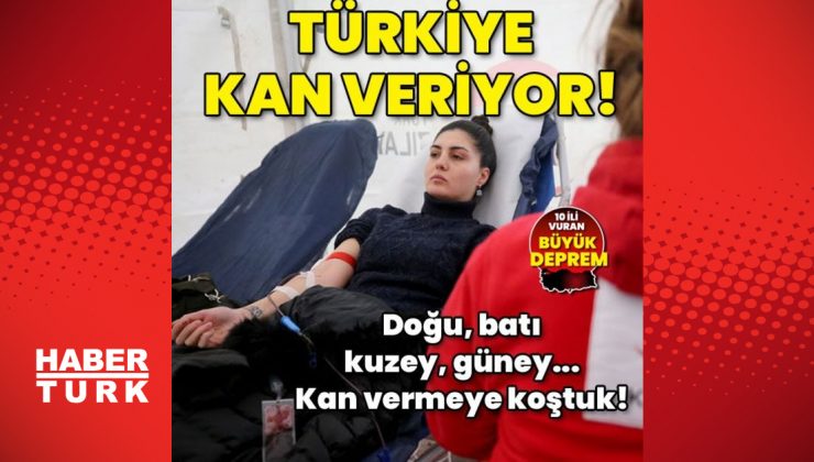 Türkiye kan veriyor!