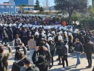 Ankara’ya yürüme kararı alan işçilere polis ablukası