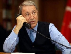 Bakan Akar, Yunanistan Savunma Bakanı ile telefonda görüştü