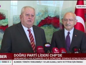Doğru Parti’den Kılıçdaroğlu’na destek