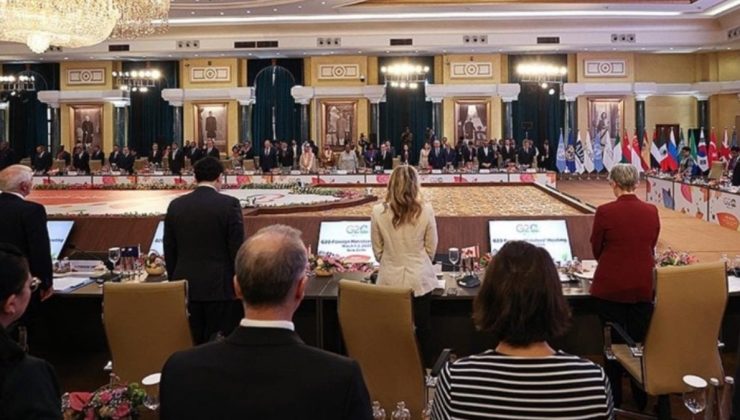 G20 toplantısında Türkiye için saygı duruşu