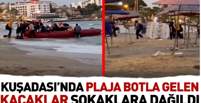 Sınırlar delik deşik kaçaklar bu sefer sahilden giriş yaptı! Ak parti ve MHP’den çıt çıkmadı!