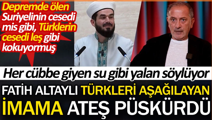Depremde ölen Türkler leş gibi kokuyor! Suriyeliler mis gibi..
