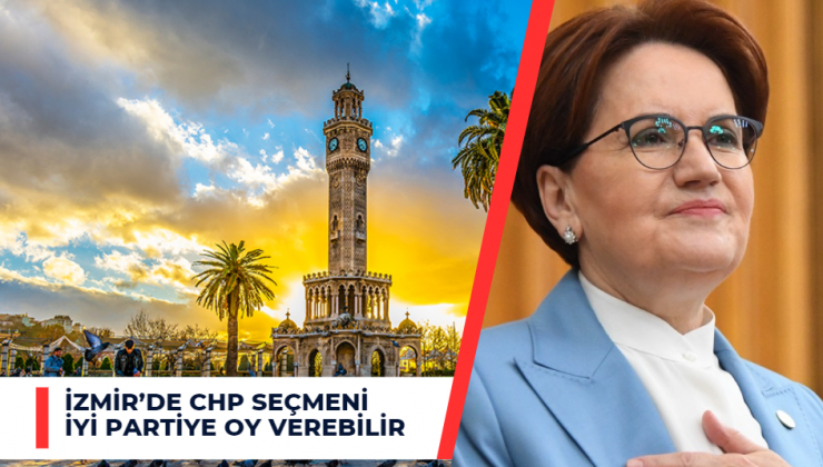 İzmir’de CHP seçmeni İyi partiye oy vereceği düşünülüyor