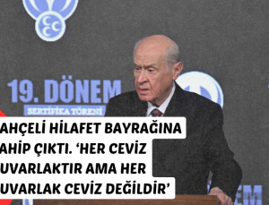 MHP Lideri Bahçeli: “Hilafet Bayrağı” Tartışmasına Tepki Gösterdi, Sahip Çıktı
